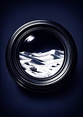 Desert Dunes Through Camera Lens