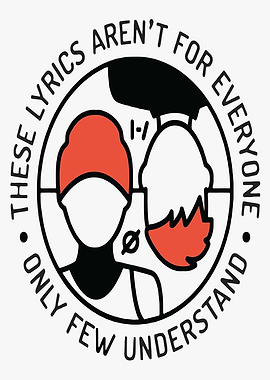 Twenty One Pilots Logo with Lyrics