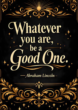 Abraham Lincoln Quote Poster