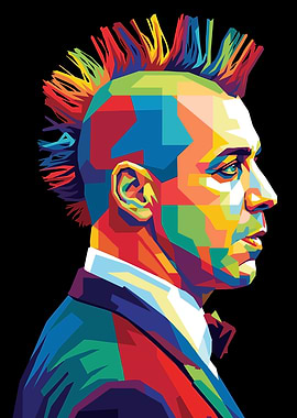 Colorful Punk Portrait