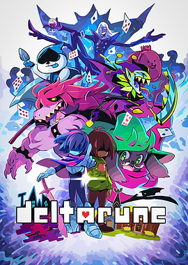 Deltarune Game Poster