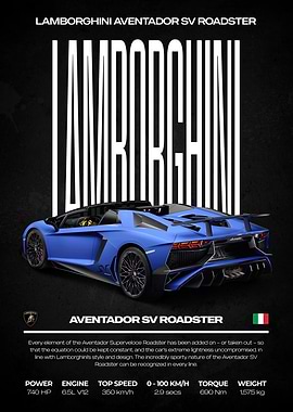 Lamborghini Aventador SV Roadster