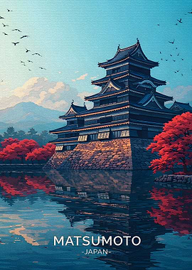 Matsumoto Castle in Autumn
