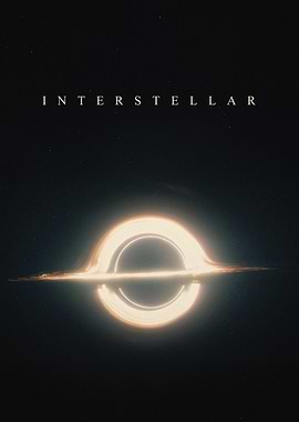 Interstellar Black Hole Poster