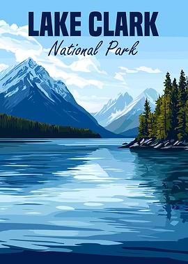 Lake Clark National Park Poster