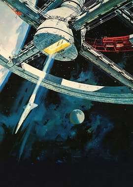 Space Station and Spaceship