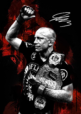 Georges St-Pierre with Championship Belt