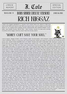 J. Cole Rich Niggas
