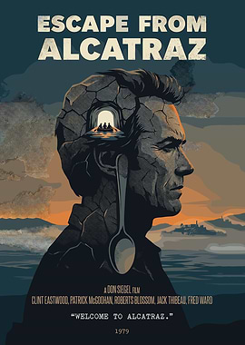 Escape from Alcatraz Movie Poster