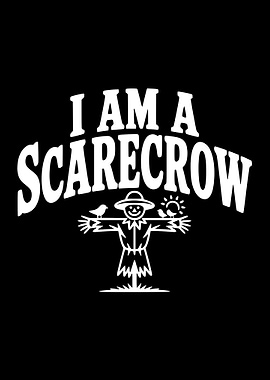 I Am A Scarecrow Text Art
