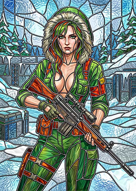 Winter Soldier with Sniper Rifle