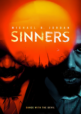 Michael B. Jordan Sinners Movie Poster