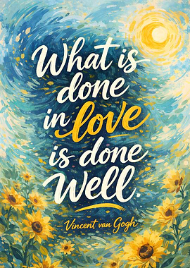Vincent van Gogh Quote About Love