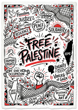 Free Palestine Doodle