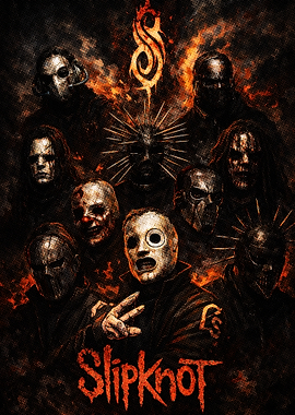 Slipknot Band Poster