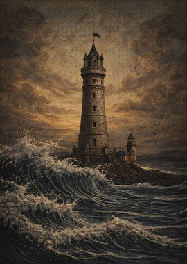 Stormy Seas Lighthouse