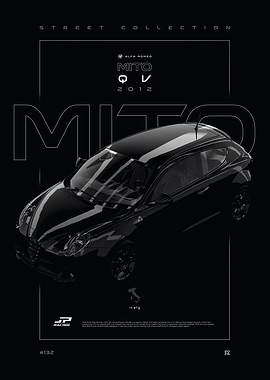 Black Alfa Romeo MiTo QV 2012