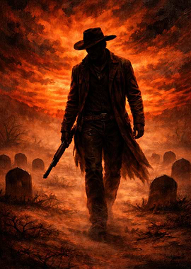 The Dark Cemetery Cowboy