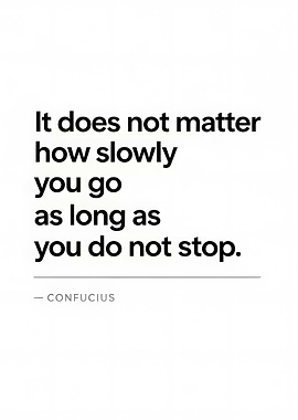 Confucius quote about perseverance