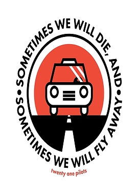 Twenty One Pilots Car and Road Logo