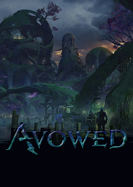 Avowed Game Title Art