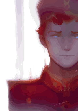 Anime Boy with Dead Eyes Lock