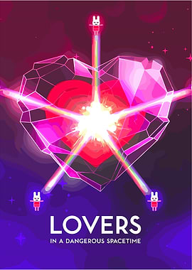 Lovers in a Dangerous Spacetime Game Art