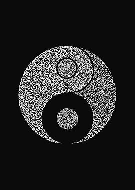 Sacred Yin Yang – Ornate Spiritual Balance Symbol