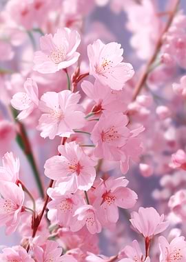 Pink Cherry Blossoms