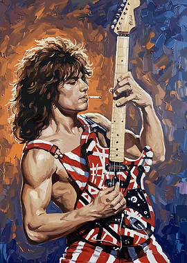 Eddie Van Halen Painting