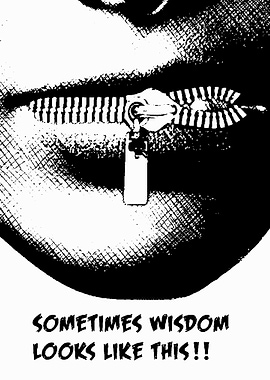 Zippered Lips Wisdom