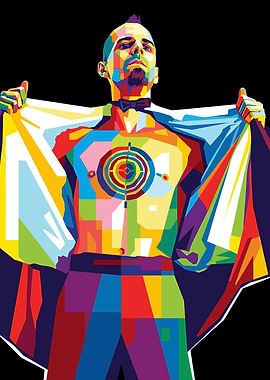 Rammstein Colorful Portrait