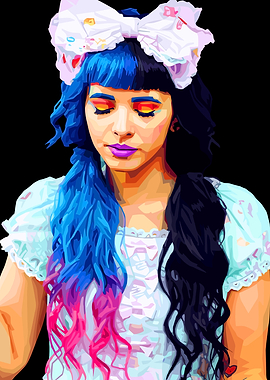 Melanie Martinez Pop Art Portrait
