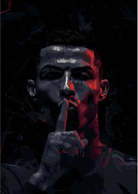 Cristiano Ronaldo Shushing