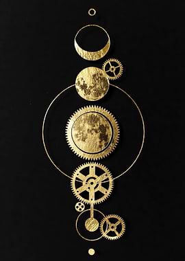 Golden Celestial Gears