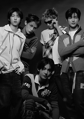 Cortis Kpop Group Portrait