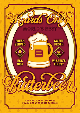 Wizards Only Butterbeer Advertisement