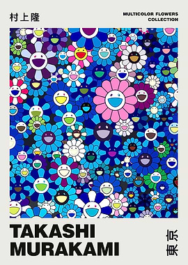Takashi Murakami Multicolor Flowers Collection
