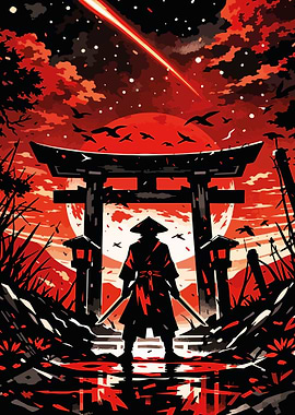 Samurai Red Sky