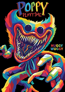Poppy Playtime Huggy Wuggy Pop Art