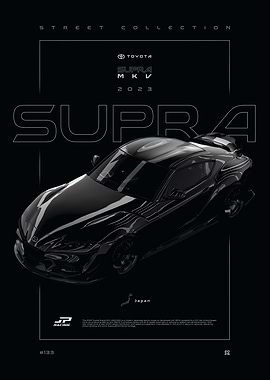 Toyota Supra MKV 2023 Poster