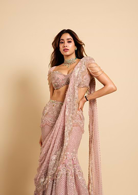 Janhvi Kapoor in a Pink Lehenga