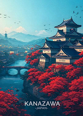 Kanazawa Castle in Autumn