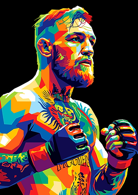 Conor McGregor Pop Art Portrait