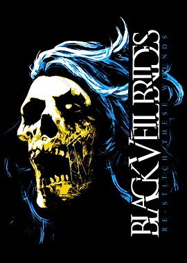 Black Veil Brides Skull Art