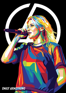 Emily Armstrong Pop Art Portrait