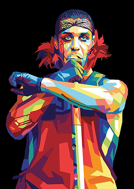 Colorful Portrait of a Man