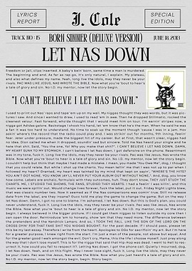 J. Cole Let Nas Down