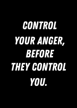 Control Your Anger Quote