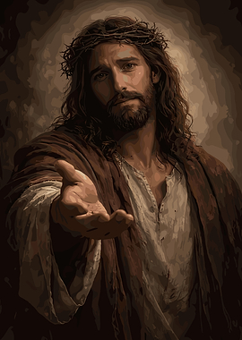 Jesus Christ with Crown of Thorns